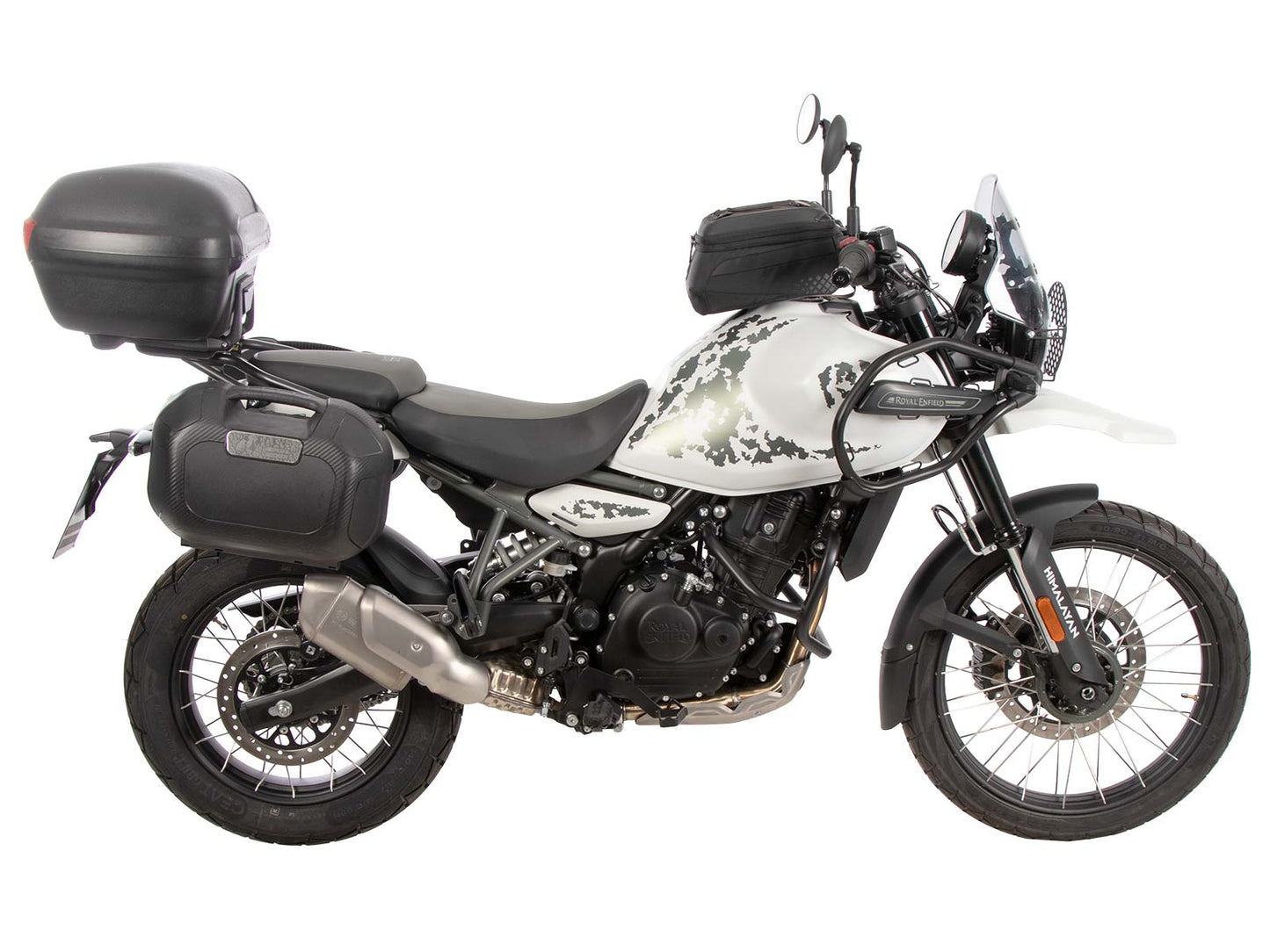 Hepco & Becker Alurack top case carrier black for combination with original rear rack for Royal Enfield Himalayan 450 (2024-)