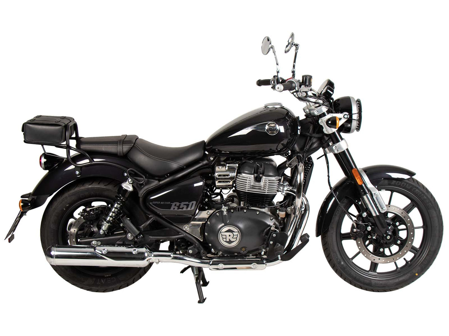 Hepco & Becker Topcase carrier tube-type black for Royal Enfield Super Meteor 650 (2023-)