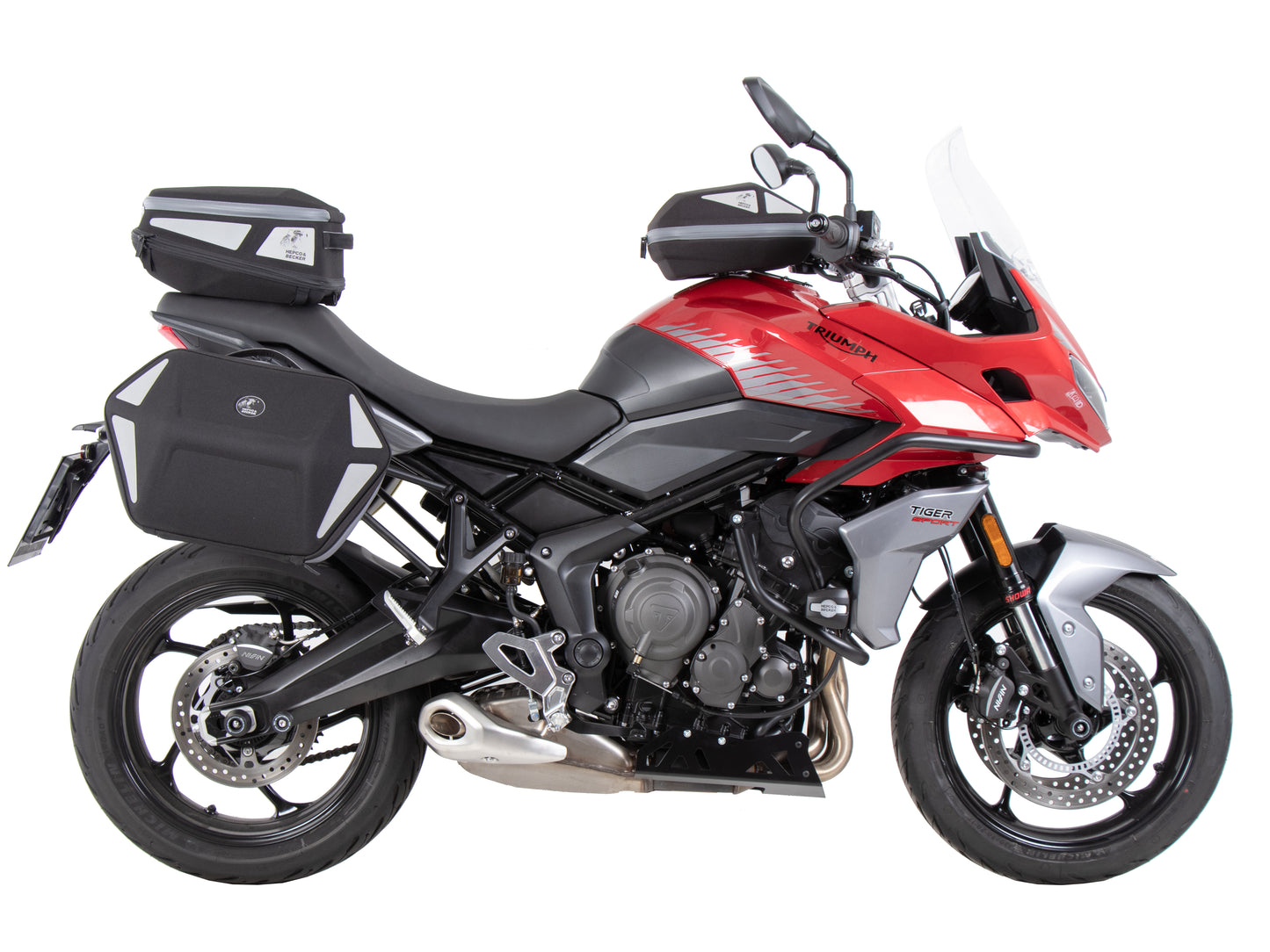 Hepco & Becker Alurack top case carrier black for combination with original rear rack for Triumph Tiger Sport 660 (2022-)