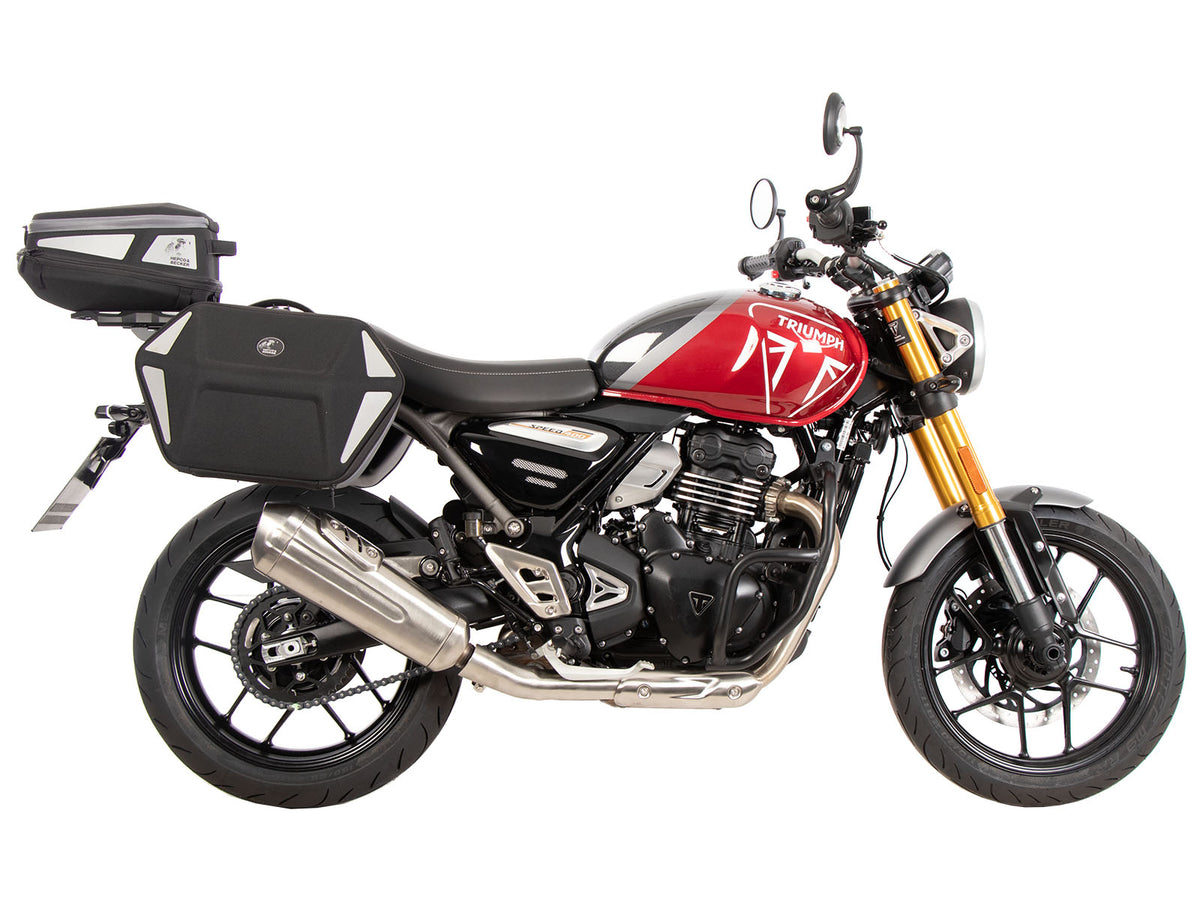 Hepco & Becker Smartrack soft luggage rear rack for Triumph Speed 400 (2024-)