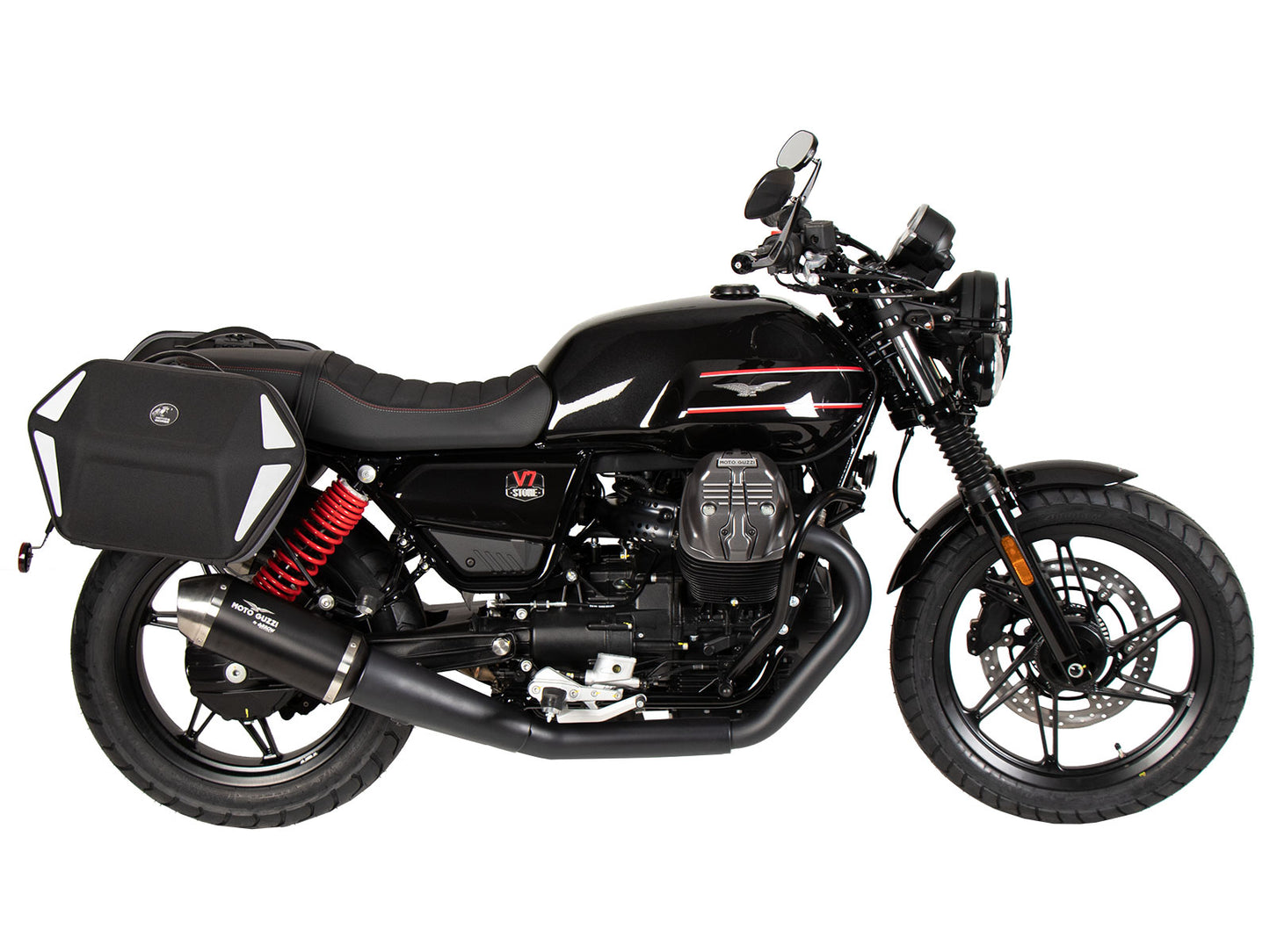 Hepco & Becker C-Bow sidecarrier black for Moto Guzzi V7 Stone Special Edition (850ccm) (2022-2023)