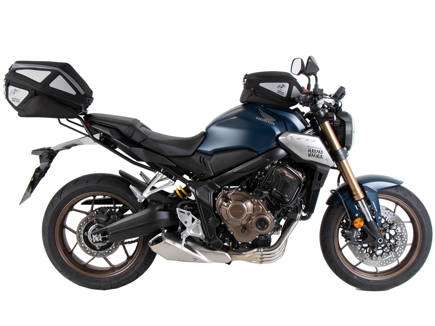 Hepco & Becker Smartrack soft luggage rear rack for Honda CB 650 R (2021-2023)