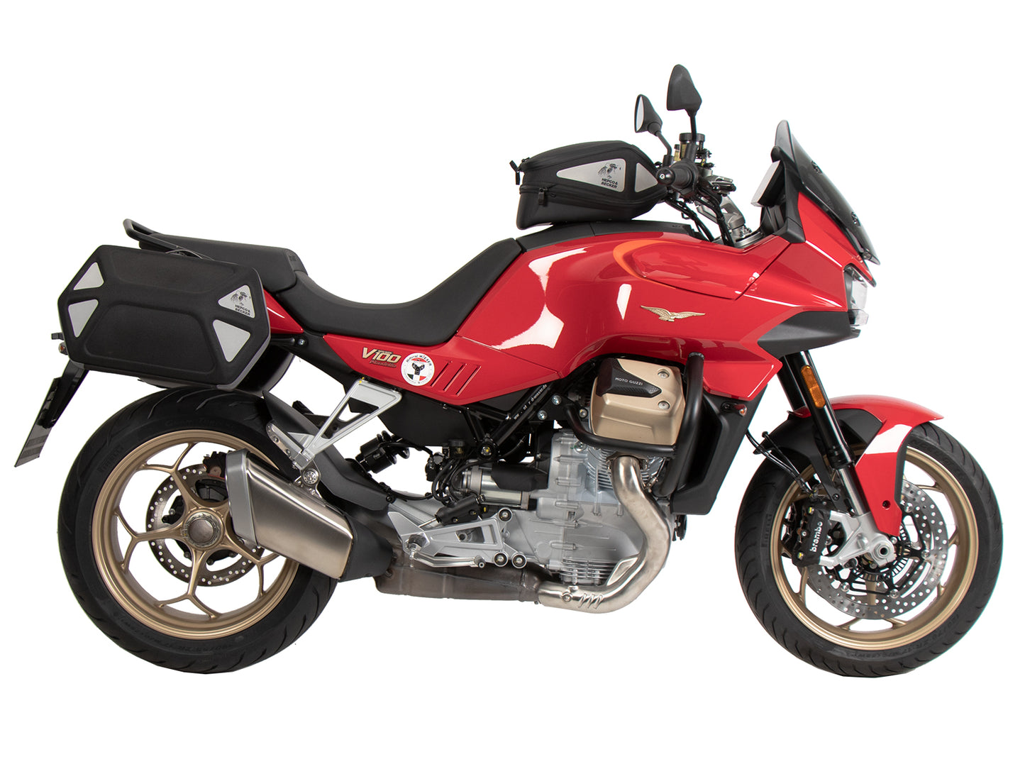 Hepco & Becker C-Bow sidecarrier black for Moto Guzzi V100 Mandello / S (2022-)