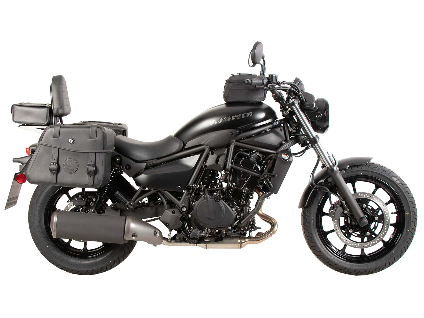 Hepco & Becker Sissybar with rearrack black for Kawasaki Eliminator 500 (2024-)
