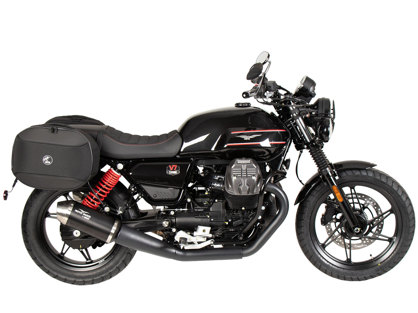 Hepco & Becker C-Bow sidecarrier black for Moto Guzzi V7 Stone Special Edition (850ccm) (2022-2023)