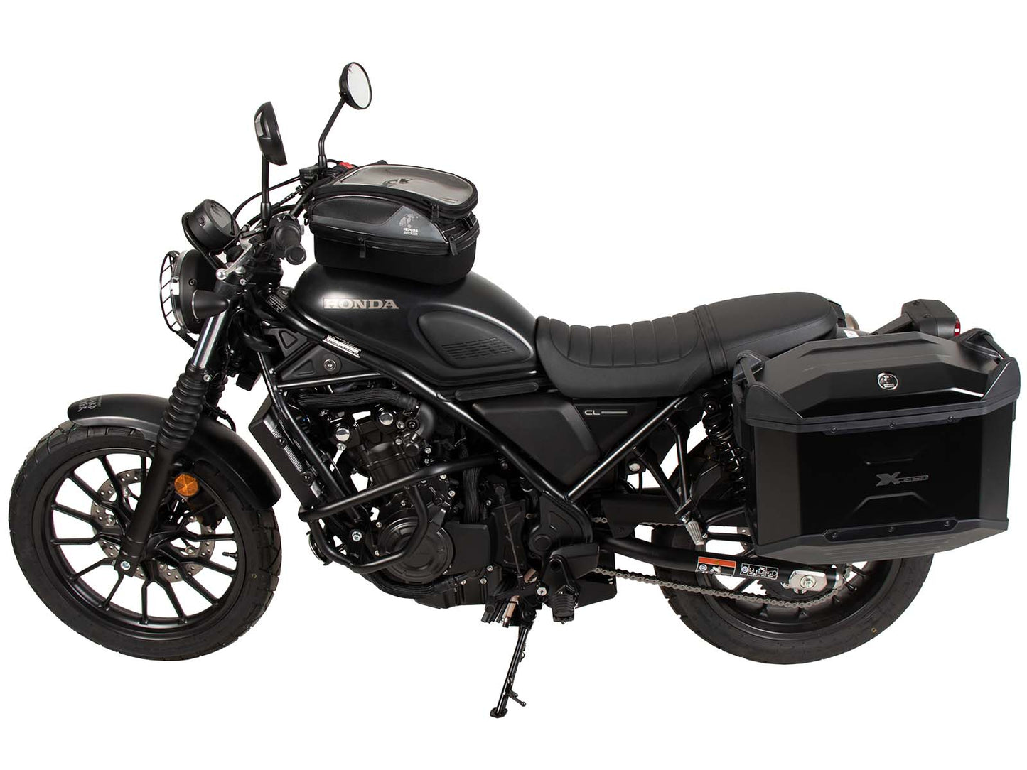 Hepco & Becker Sidecarrier one-sided left permanent mounted black for Honda CL 500 (2023-)