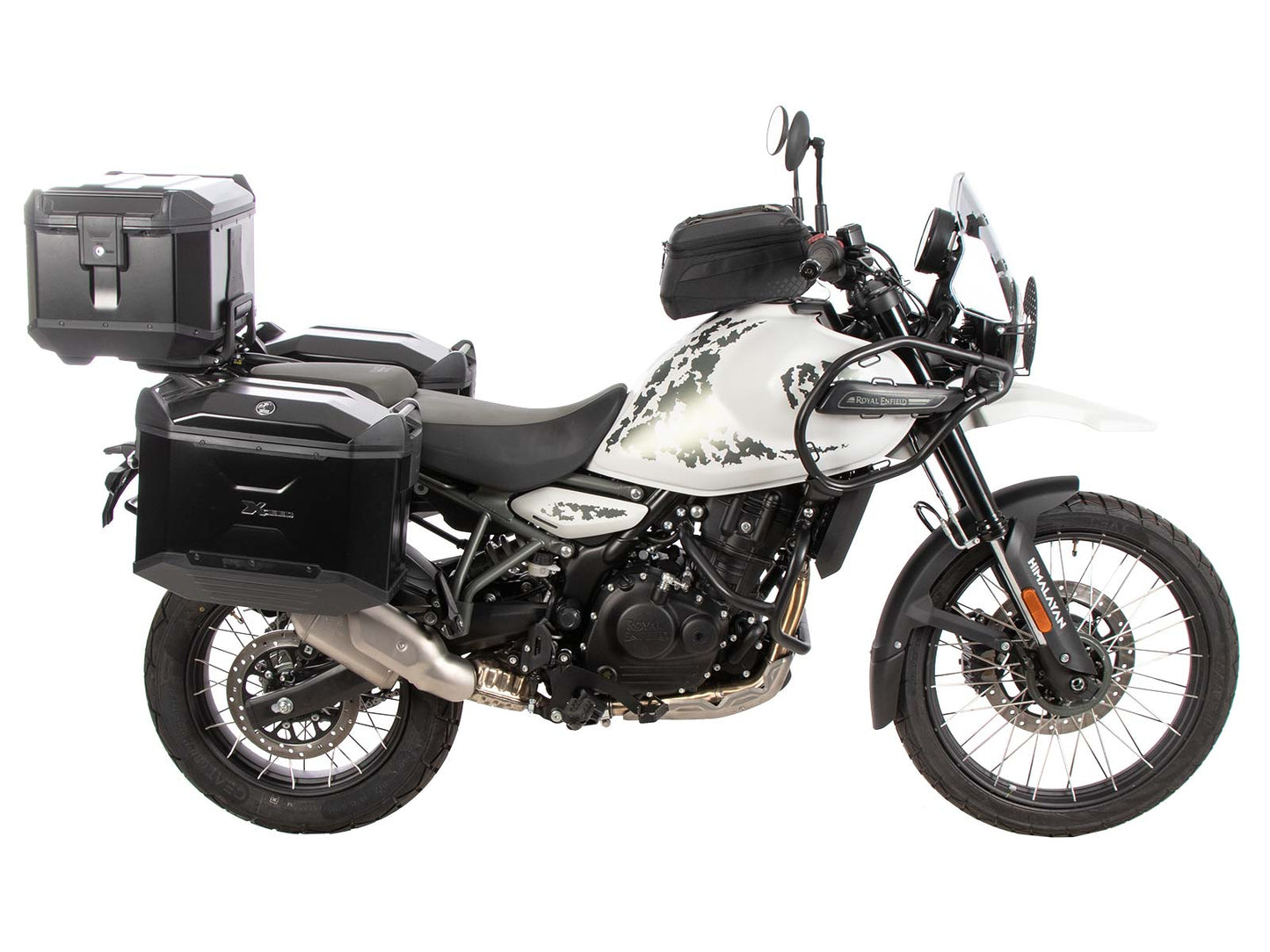 Hepco & Becker Alurack top case carrier black for combination with original rear rack for Royal Enfield Himalayan 450 (2024-)