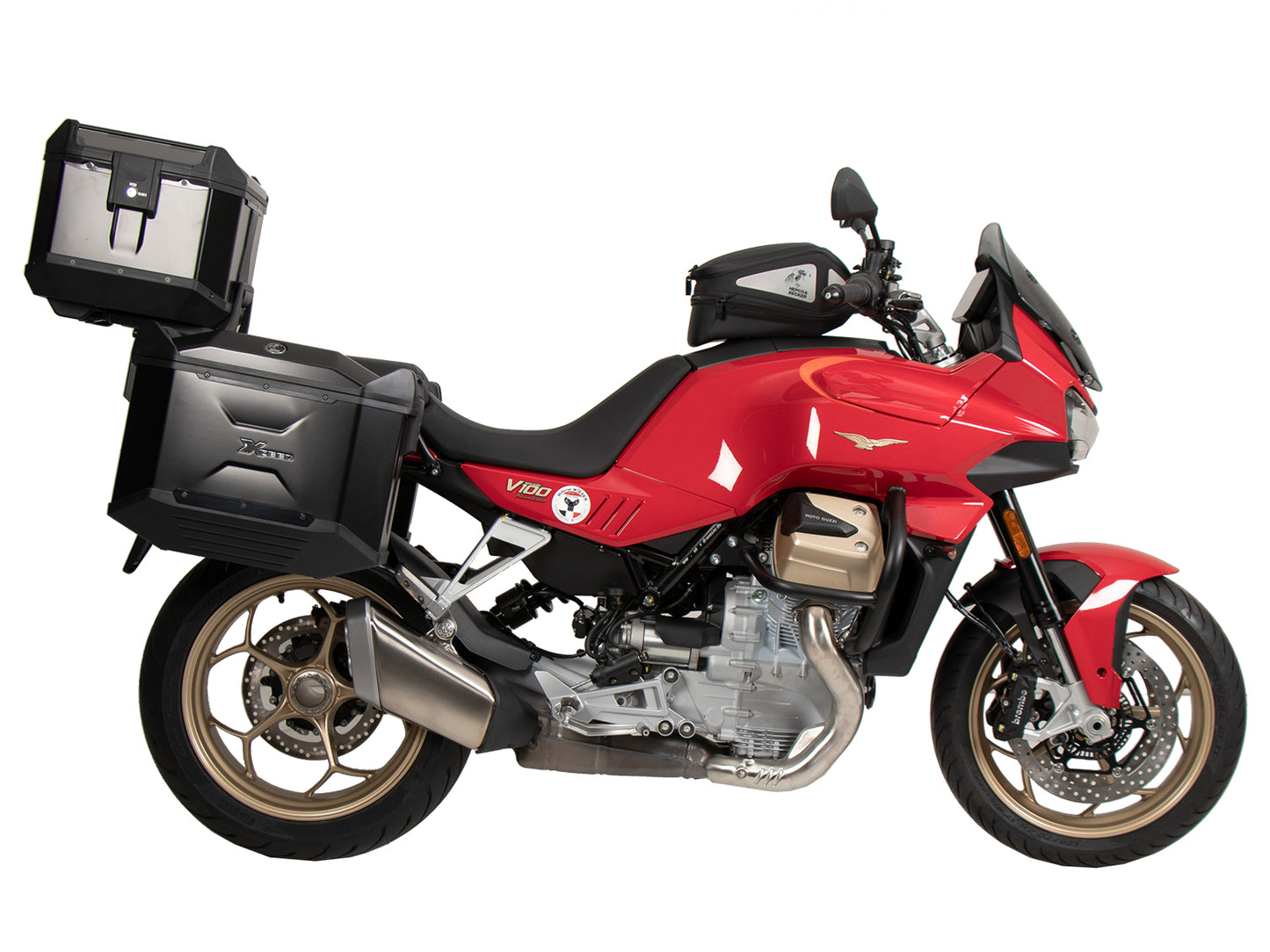 Hepco & Becker Alurack topcasecarrier black for Moto Guzzi V100 Mandello / S (2022-)