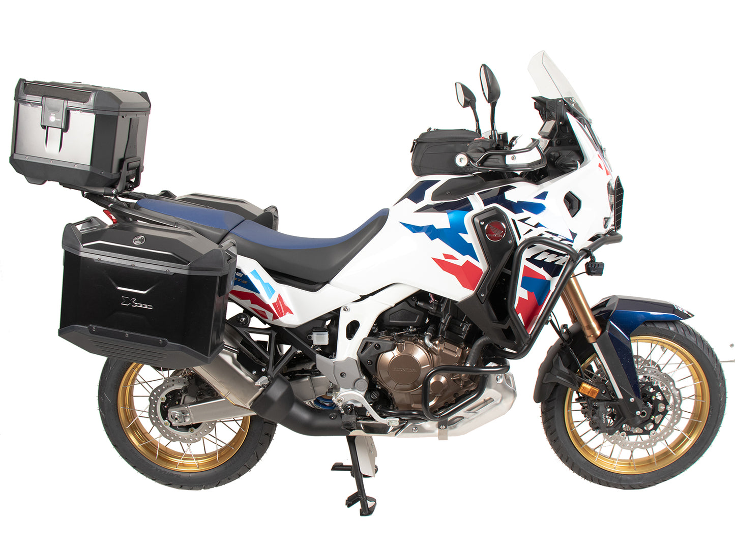 Hepco & Becker Alurack top case carrier black for combination with original rear rack for Honda CRF 1100L Africa Twin Adventure Sports (2024-)