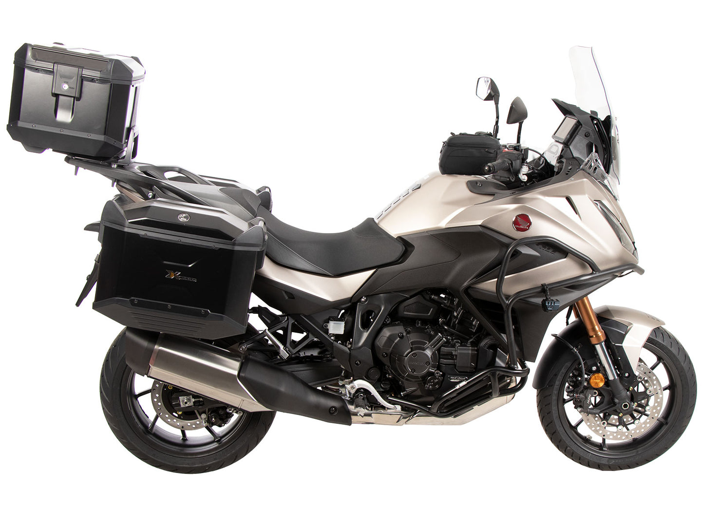 Hepco & Becker Alurack top case carrier black for combination with original rear rack for Honda NT 1100 / DCT / ES (2025-)