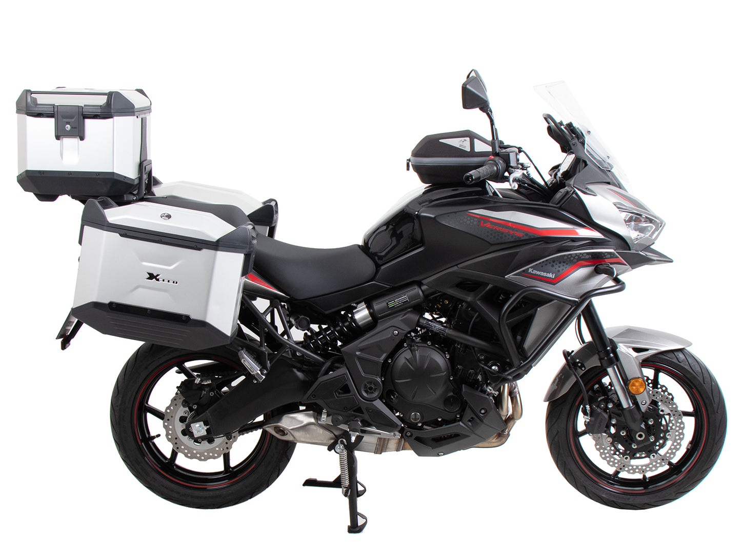 Hepco & Becker Alurack top case carrier black for Kawasaki Versys 650 (2015-2021)