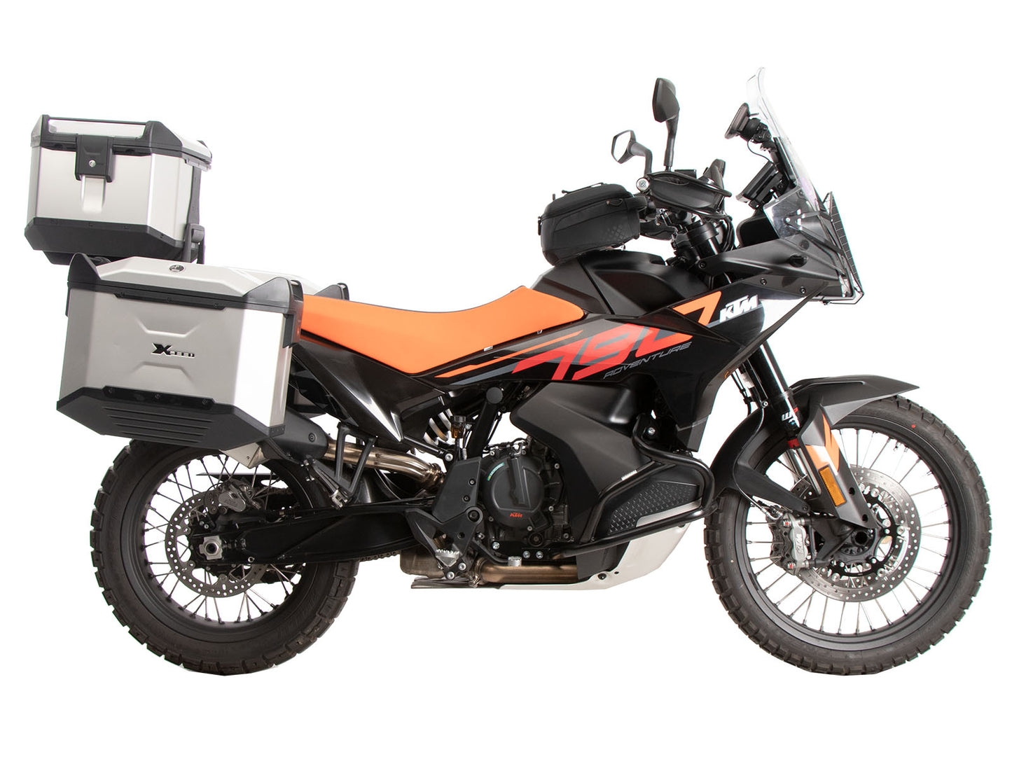 Hepco & Becker Alurack top case carrier black for combination with original rear rack for KTM 790 Adventure (2024-)