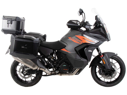 Hepco & Becker Alurack top case carrier black for combination with original rear rack for KTM 1290 Super Adventure S/R (2021-2024)