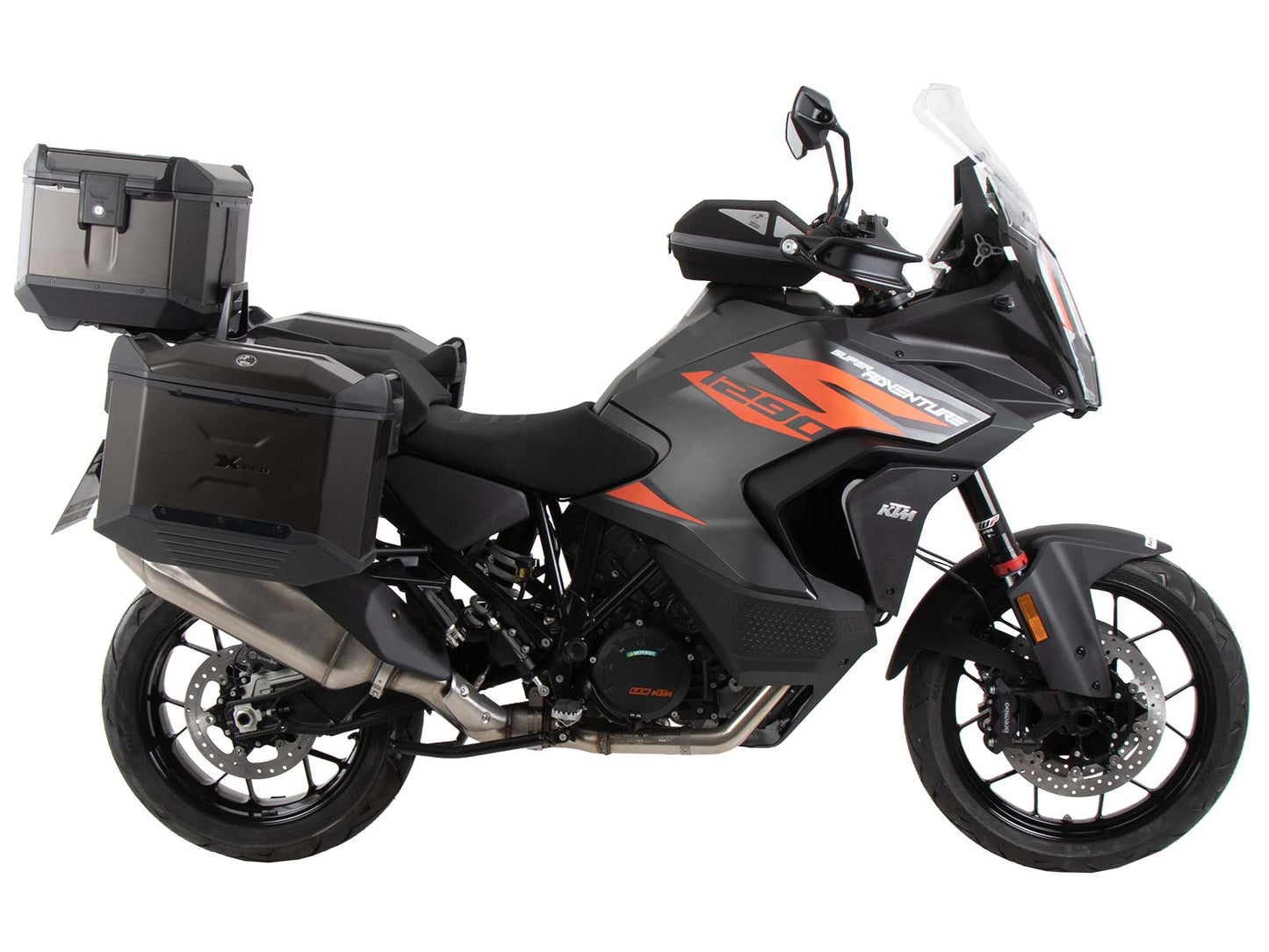 Hepco & Becker Alurack top case carrier black for combination with original rear rack for KTM 1290 Super Adventure S/R (2021-2024)