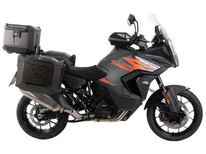 Hepco & Becker Alurack top case carrier black for combination with original rear rack for KTM 1290 Super Adventure S/R (2021-2024)