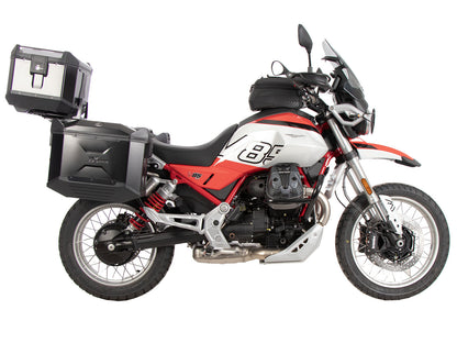Hepco & Becker Sidecarrier permanent mounted black for Moto Guzzi V 85 TT / Strada / Travel (2024-)