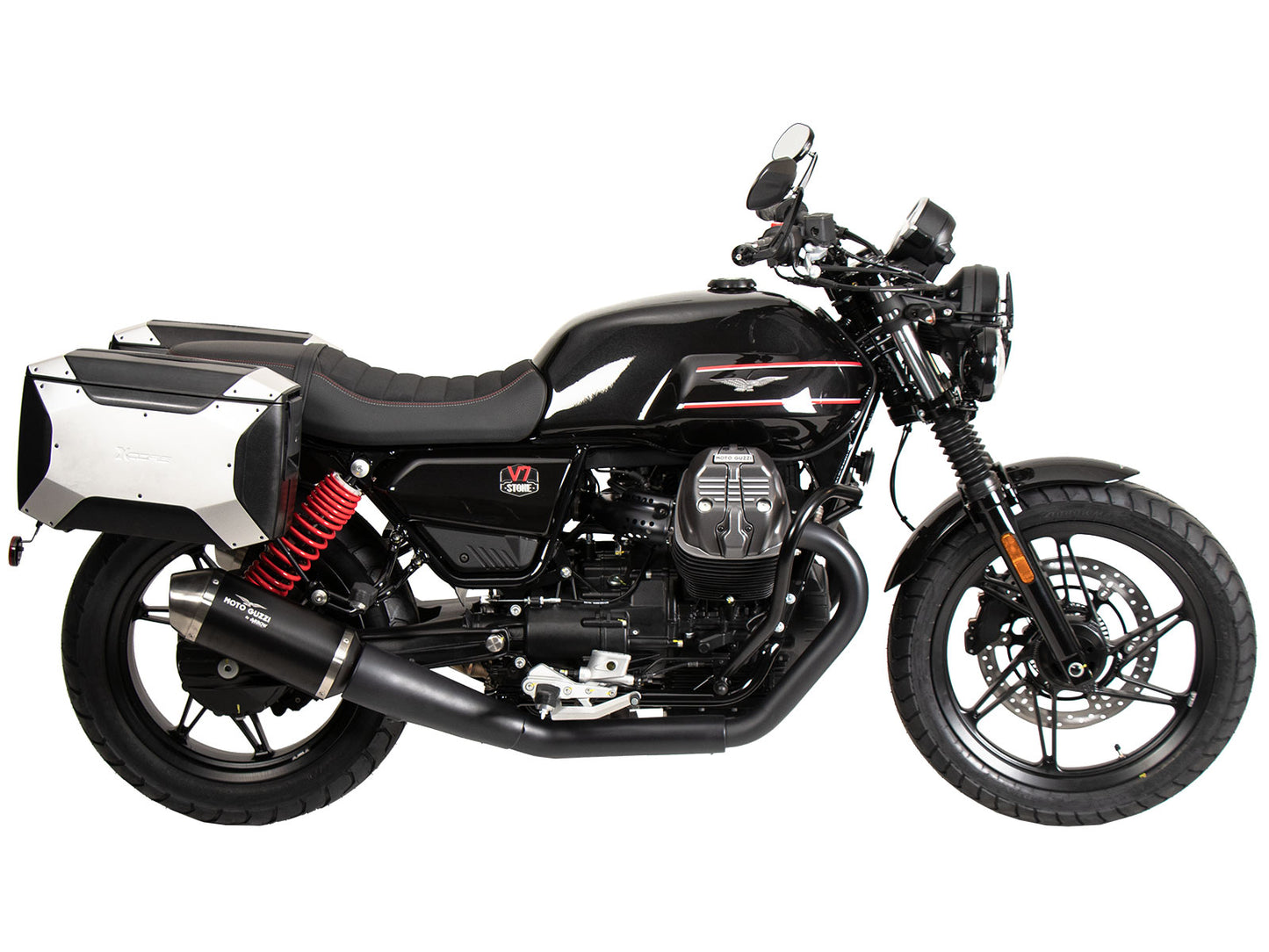 Hepco & Becker C-Bow sidecarrier black for Moto Guzzi V7 Stone Special Edition (850ccm) (2022-2023)