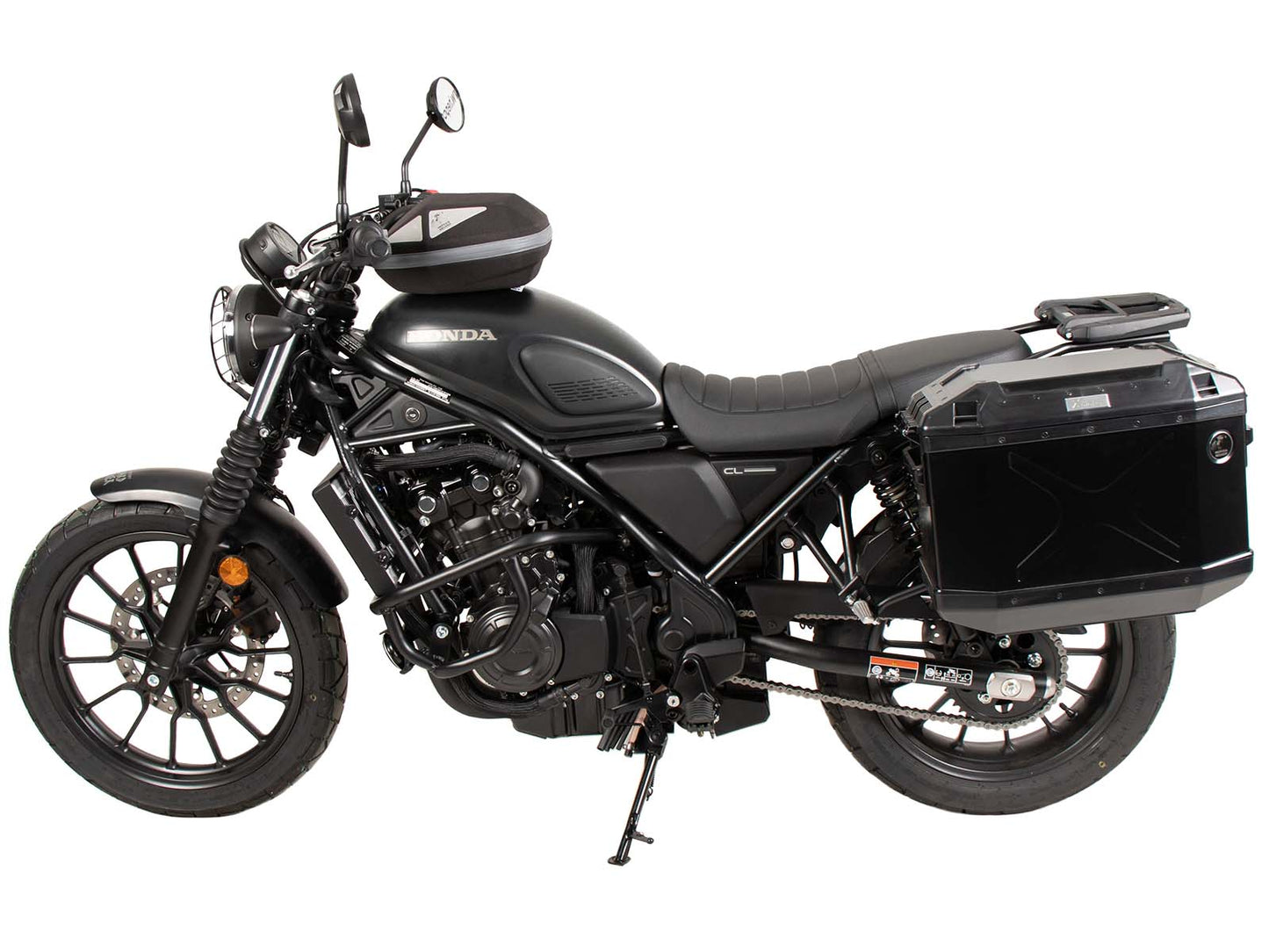 Hepco & Becker Sidecarrier one-sided left permanent mounted black for Honda CL 500 (2023-)