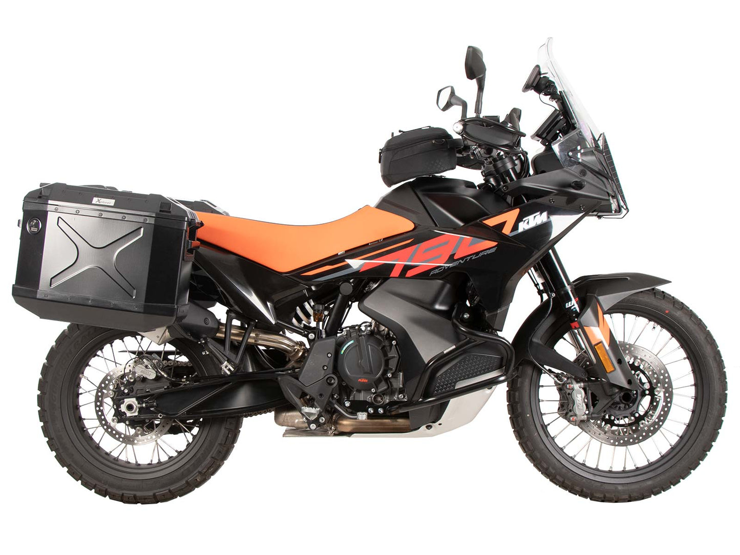 Hepco & Becker Side carrier permanent mounted black for KTM 790 Adventure (2024-)
