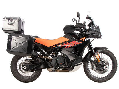 Hepco & Becker Alurack top case carrier black for combination with original rear rack for KTM 790 Adventure (2024-)