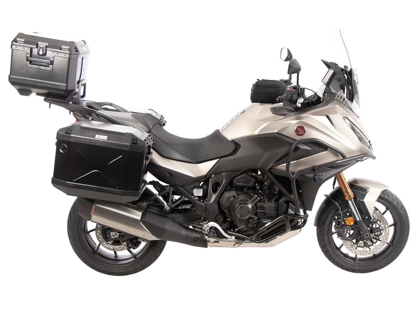 Hepco & Becker Alurack top case carrier black for combination with original rear rack for Honda NT 1100 / DCT / ES (2025-)