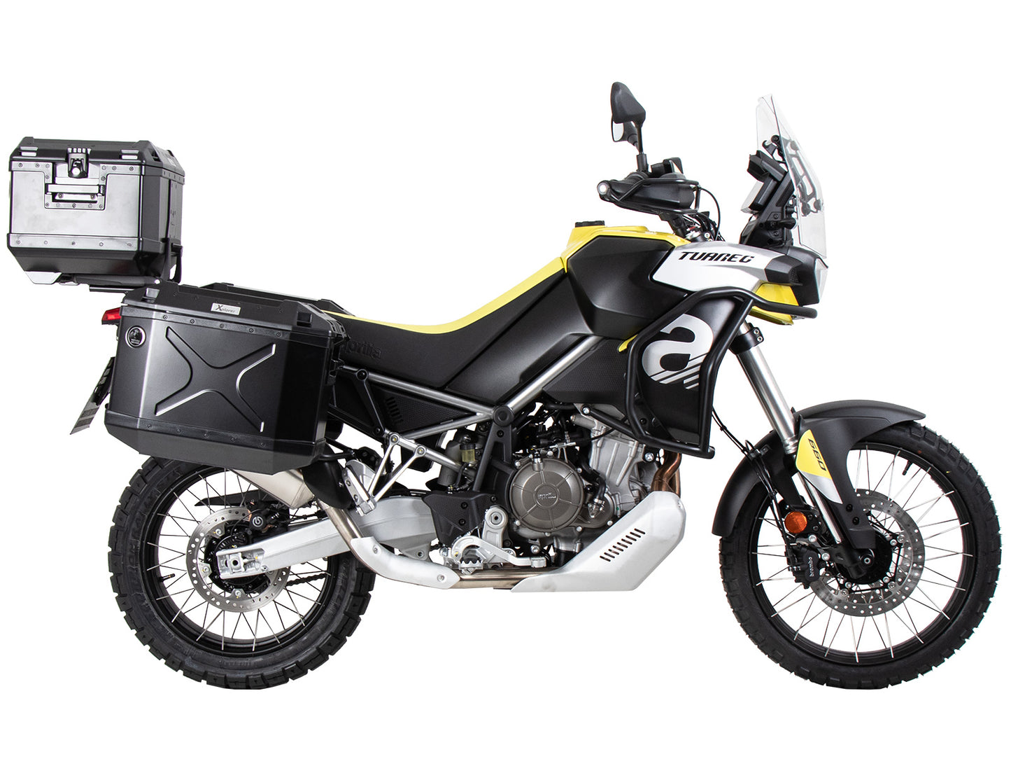 Hepco & Becker Alurack top case carrier black for Aprilia Tuareg 660 (2022-2024)