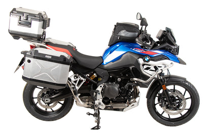 Hepco & Becker Alurack topcasecarrier black for original BMW-Touring stainless steel tube rear rack for BMW F 800 GS (2024-)