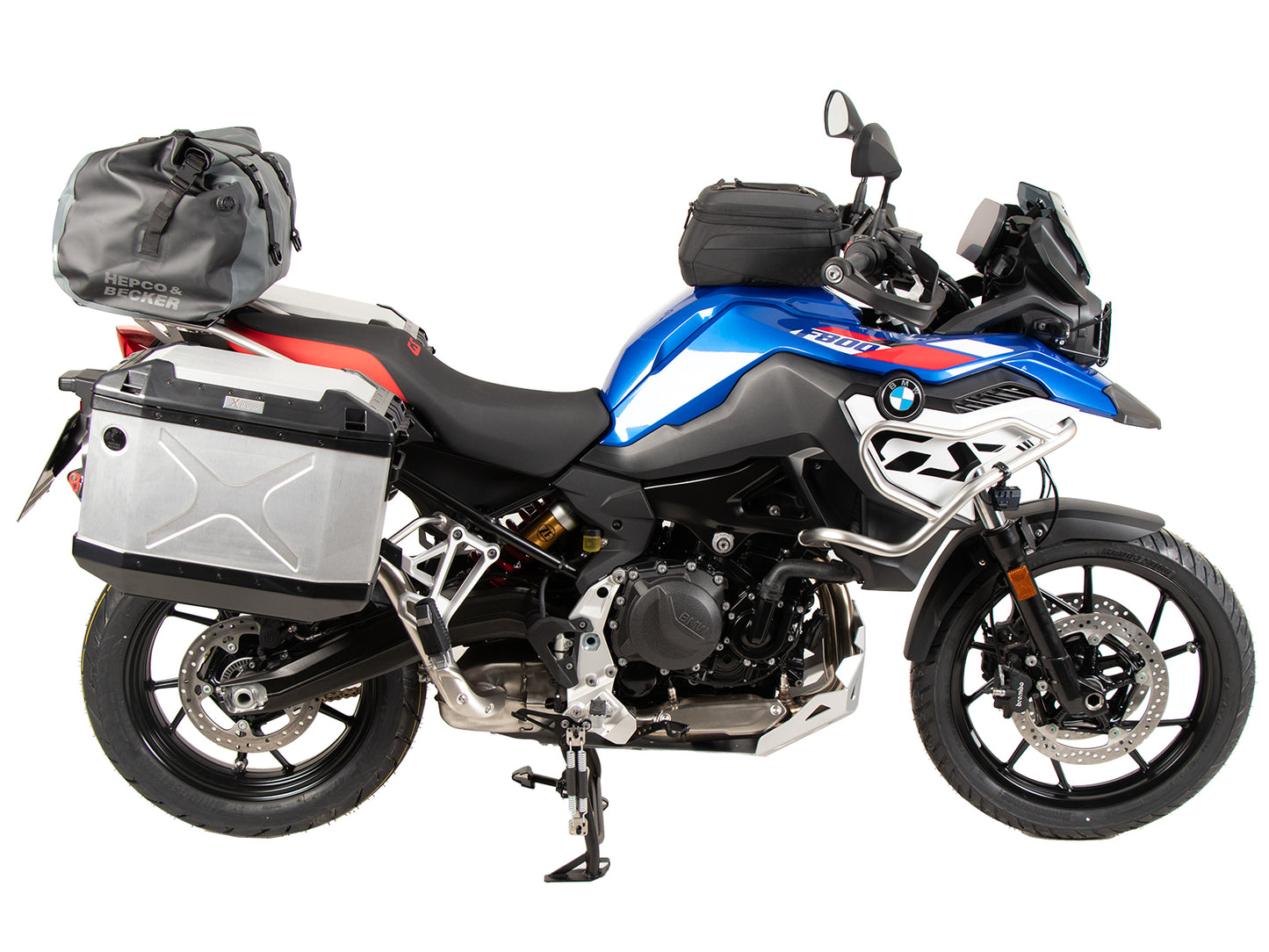 Hepco & Becker Modelspecific rear enlargement only for original stainless steel rear rack for BMW F 800 GS (2024-)