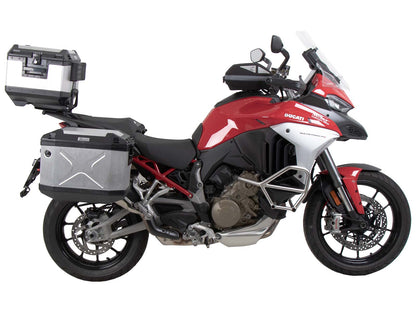 Hepco & Becker Alurack top case carrier black for combination with original rear rack for Ducati Multistrada V4 / S / Pikes Peak / Rally (2025-)