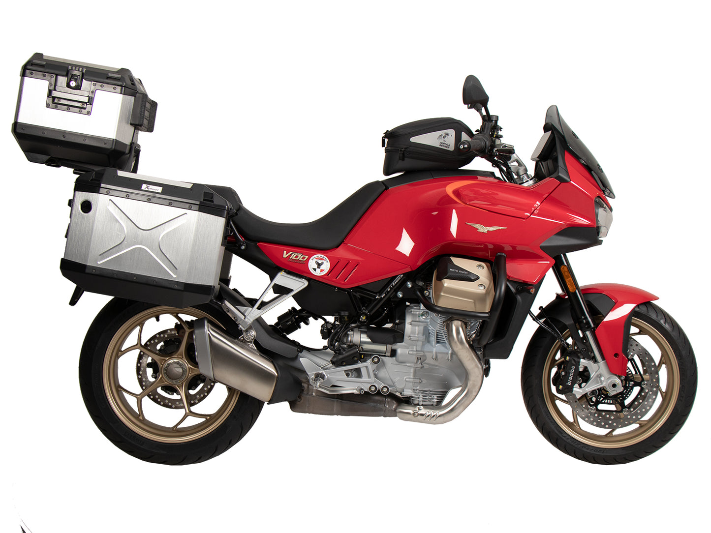 Hepco & Becker Alurack topcasecarrier black for Moto Guzzi V100 Mandello / S (2022-)