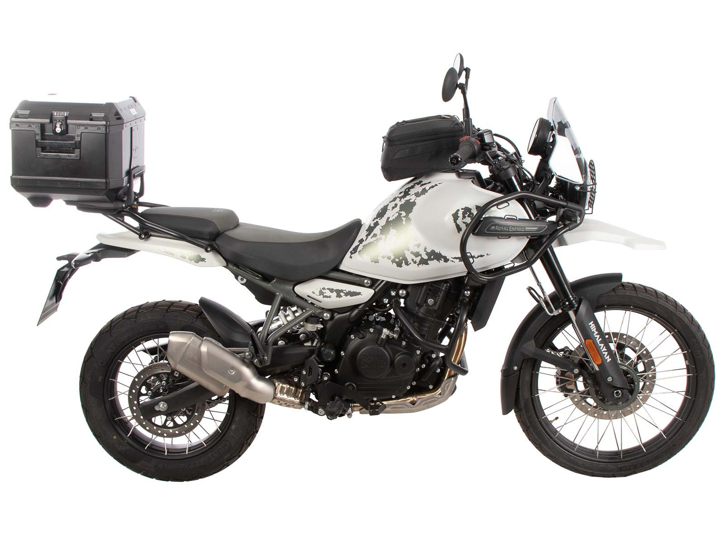 Hepco & Becker Easyrack topcasecarrier black for combination with original rear rack for Royal Enfiel Himalayan 450 (2024-)