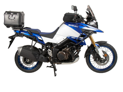 Hepco & Becker Alurack top case carrier black for combination with original rear rack for Suzuki V-Strom 1050 DE (2023-)
