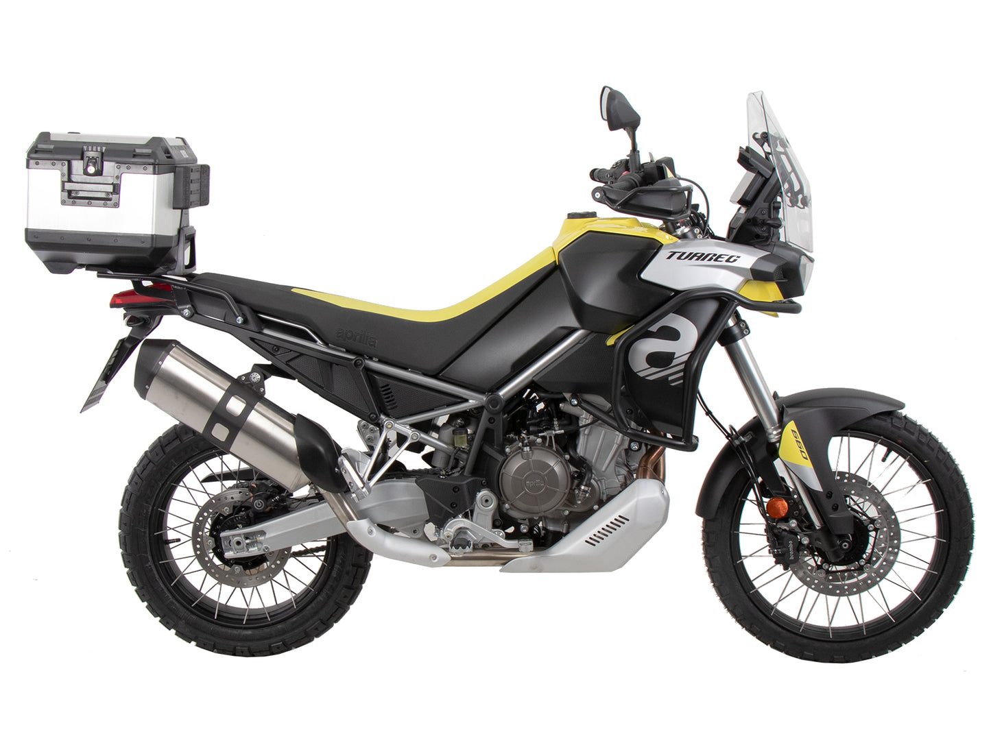 Hepco & Becker Alurack top case carrier black for Aprilia Tuareg 660 (2022-2024)