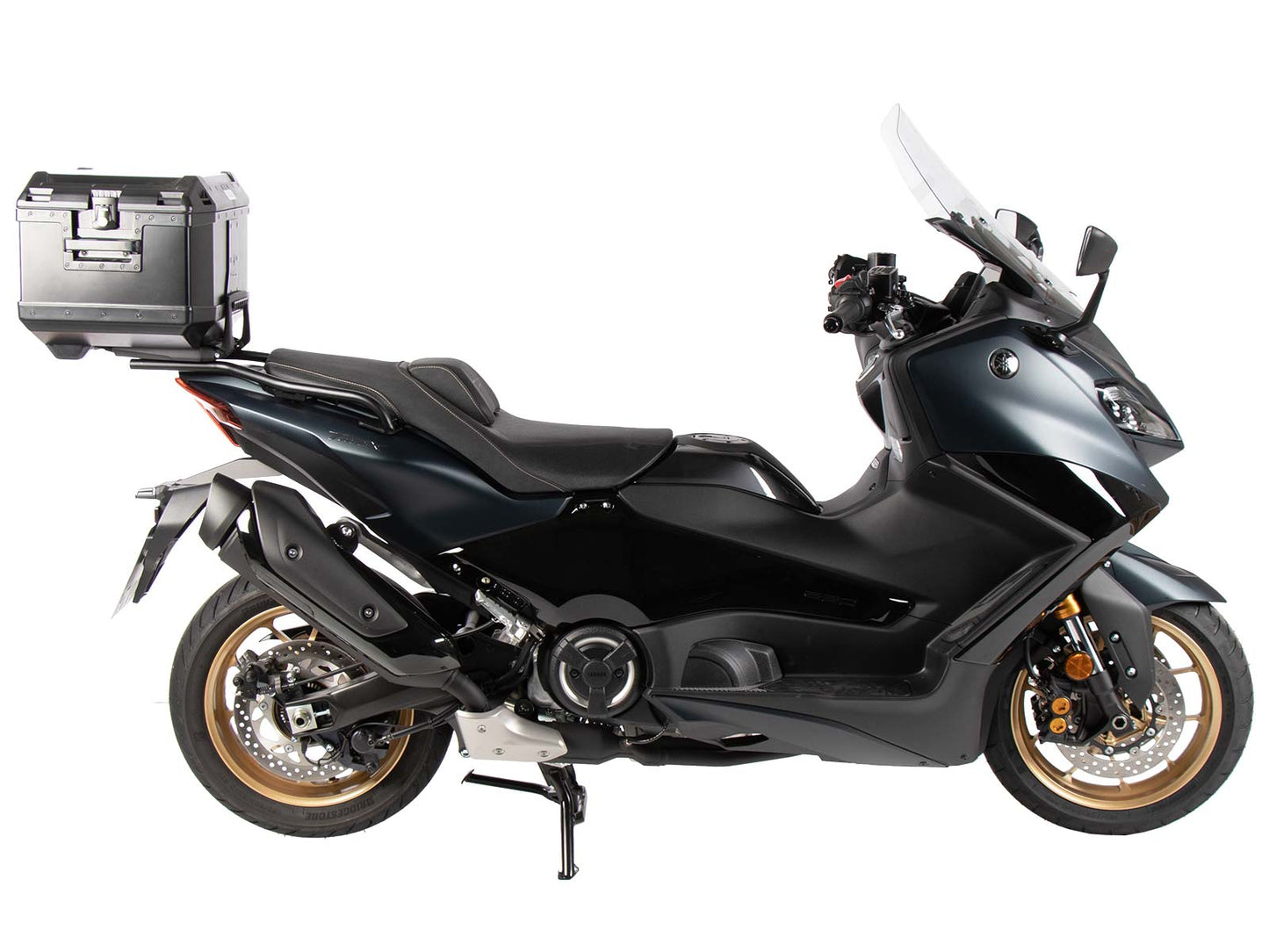 Hepco & Becker Alurack topcasecarrier black for Yamaha TMAX Tech MAX (2022-)