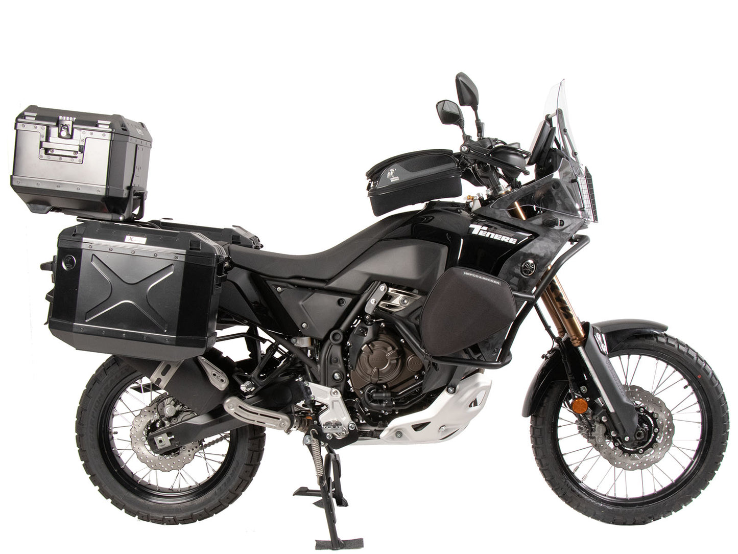 Hepco & Becker Alurack topcasecarrier black for Yamaha Ténéré 700 World Raid (2022-2024) /World Rally (2023-2024)