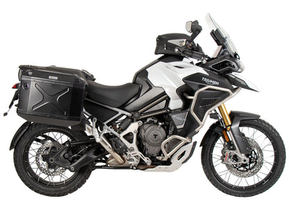 Hepco & Becker Sidecarrier permanent mounted black for Triumph Tiger 1200 Rally Pro / GT Pro / GT (2022-)