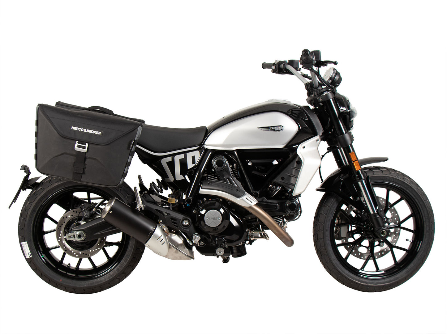 Hepco & Becker C-Bow sidecarrier black for Ducati Scrambler 800 Icon / Dark (2023-)