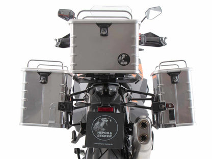 Hepco & Becker Alurack top case carrier black for combination with original rear rack for KTM 1290 Super Adventure S/R (2021-2024)