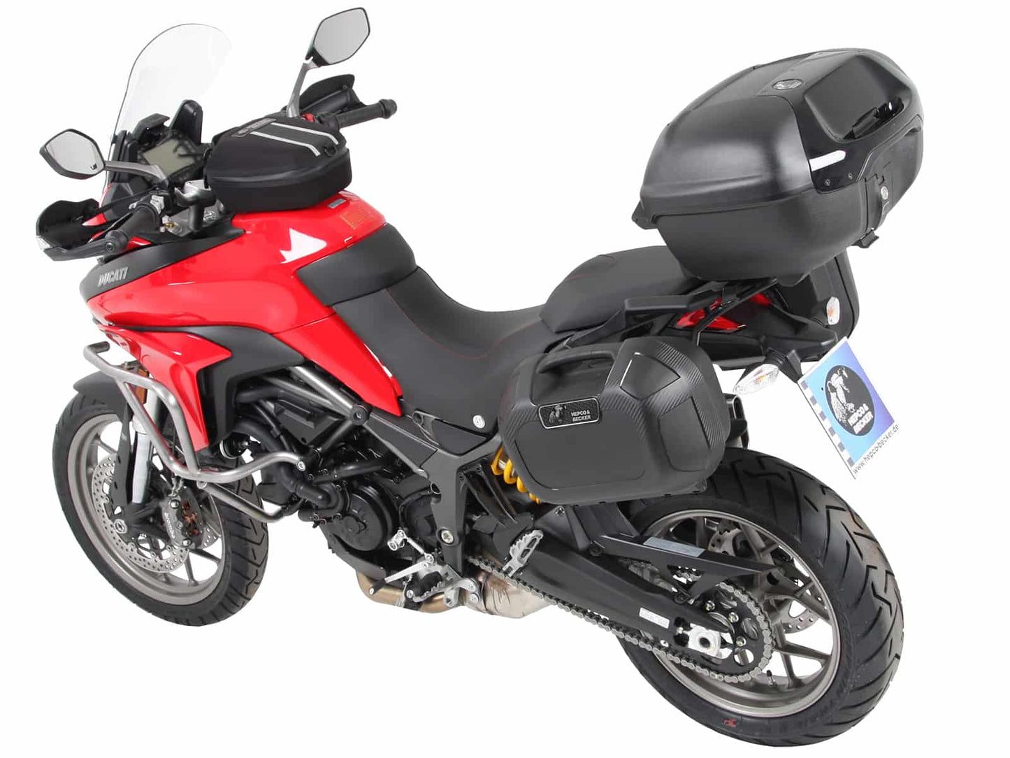 Hepco & Becker Alurack top case carrier black for Ducati Multistrada 950/S (2017-2021)