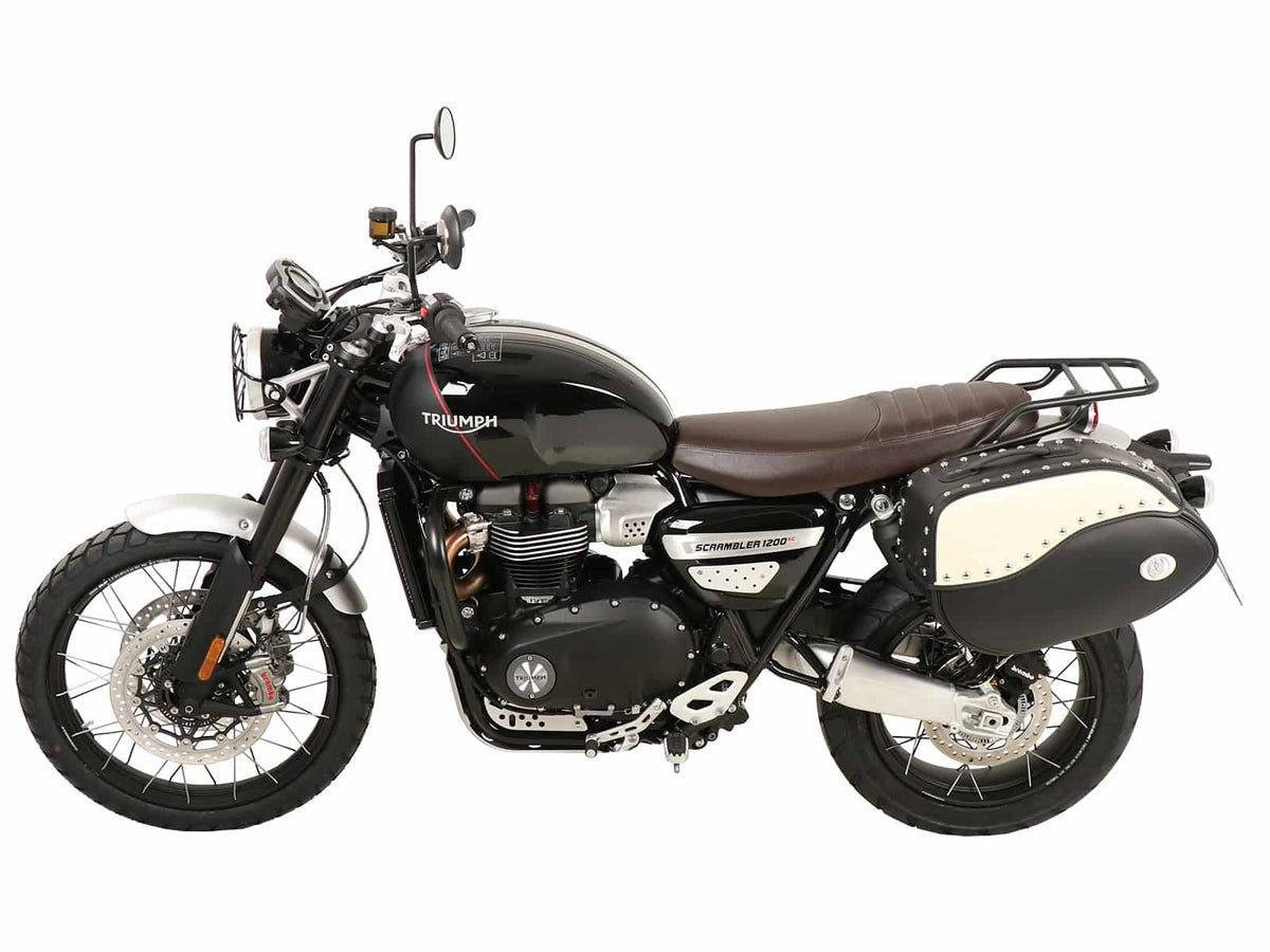 Hepco & Becker C-Bow sidecarrier only left side black for Triumph Scrambler 1200 XC (2019-2023)