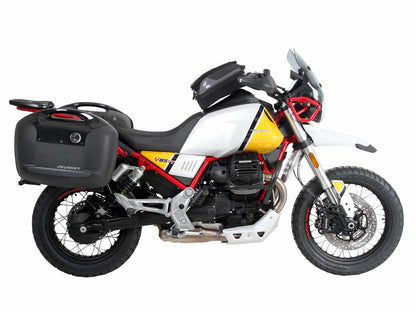 Hepco & Becker Sidecarrier permanent mounted black for Moto Guzzi V85 TT (2019-2023)