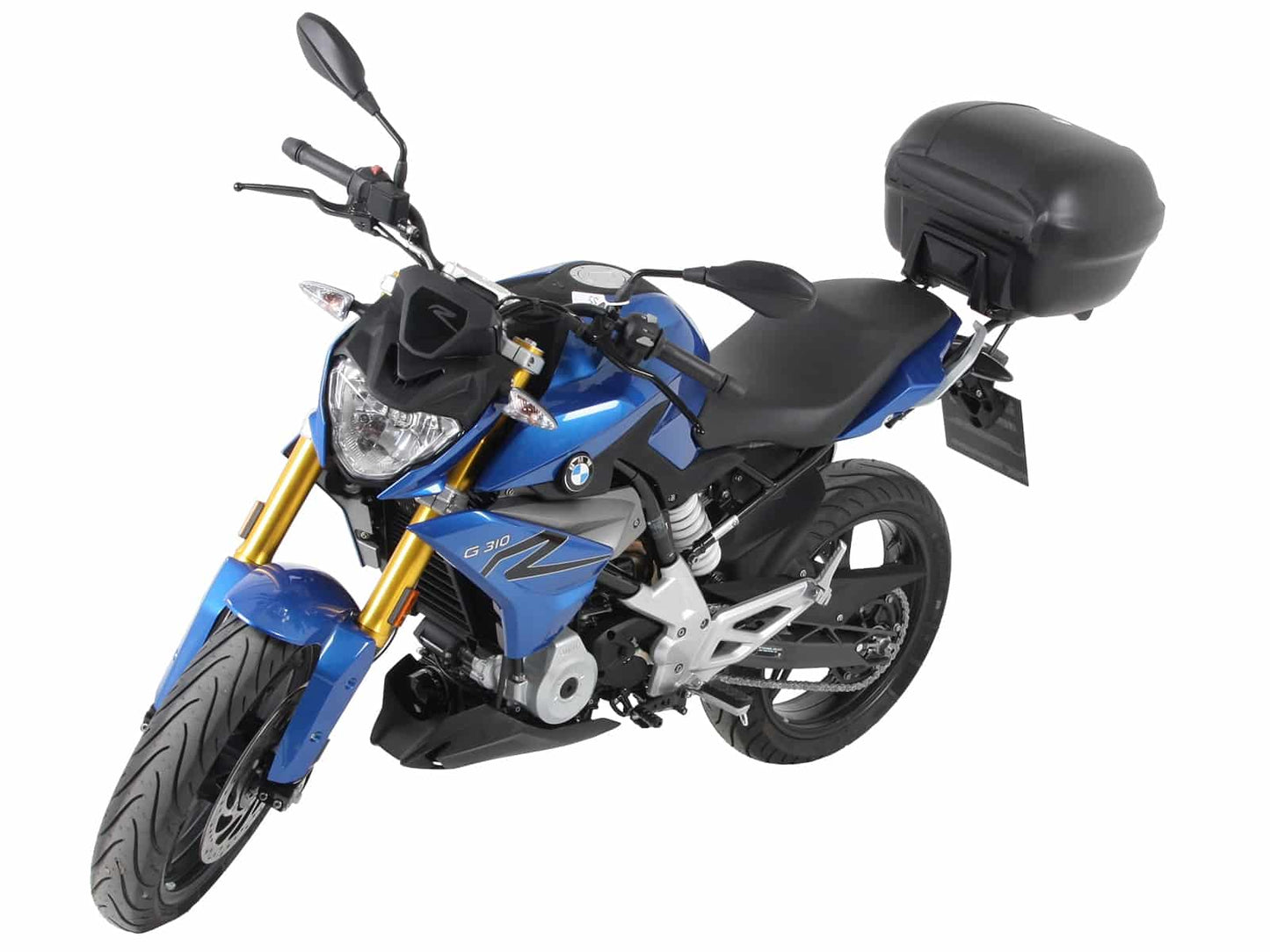 Hepco & Becker Alurack top case carrier black for BMW G 310 R (2016-2025)