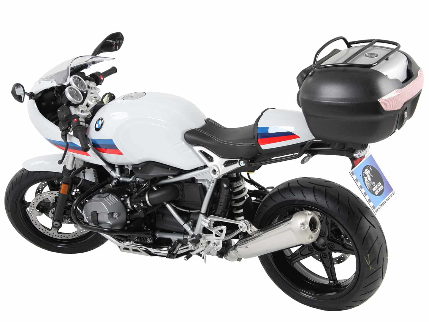 Hepco & Becker Alurack top case carrier black for BMW R nineT Racer (2017-2023)