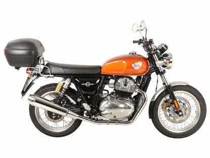 Hepco & Becker Topcase carrier tube-type chrome for Royal Enfield Interceptor (2018-) / Continental 650 / GT 650 (2019-)