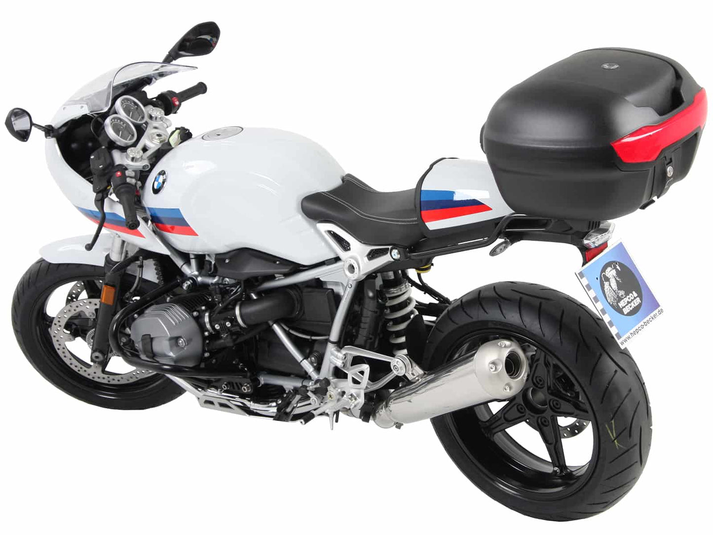 Hepco & Becker Alurack top case carrier black for BMW R nineT Racer (2017-2023)
