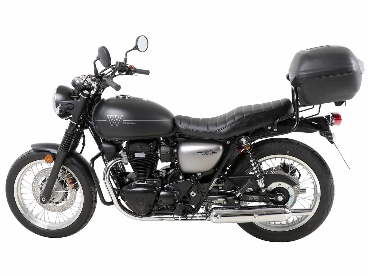 Hepco & Becker Topcase carrier tube-type black for Kawasaki W 800 Street / Cafe / Standard (2019-2025)