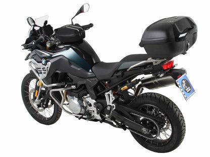 Hepco & Becker Alurack topcasecarrier black for original BMW-Touring titan color tube rear rack for BMW F 750 GS (2018-2023)