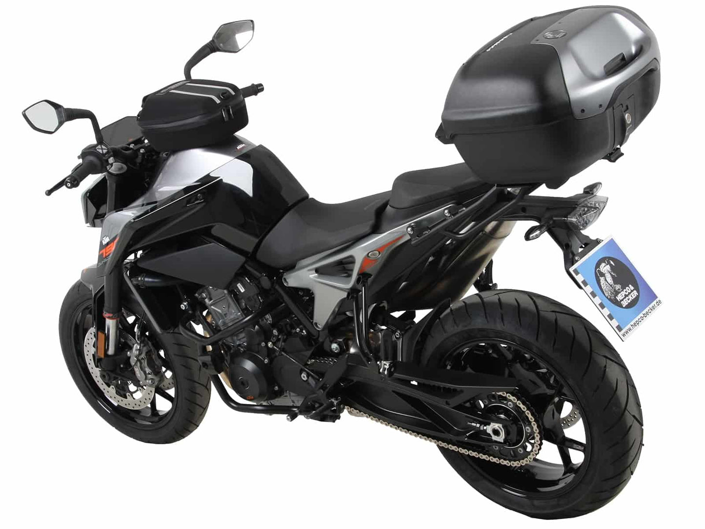 Hepco & Becker Alurack topcasecarrier black for KTM 790 Duke (2018-)