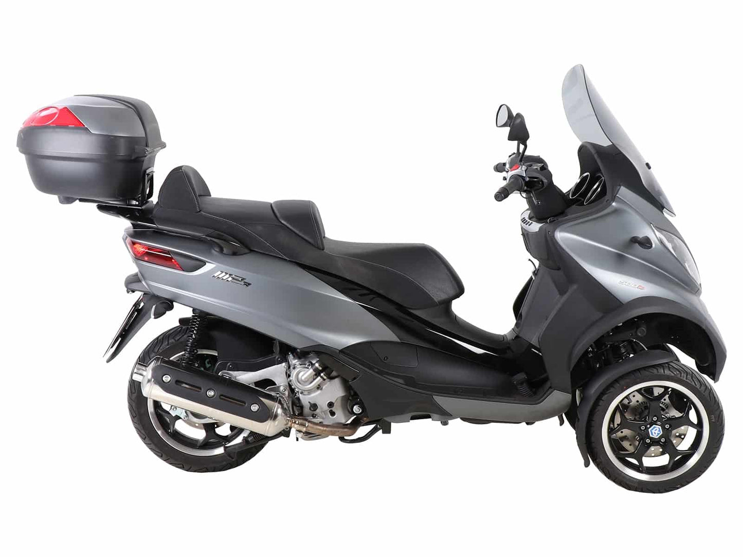 Hepco & Becker Alurack top case carrier black for combination with original rear rack for Piaggio MP3 500 / Sport Advanced (2015-2021)