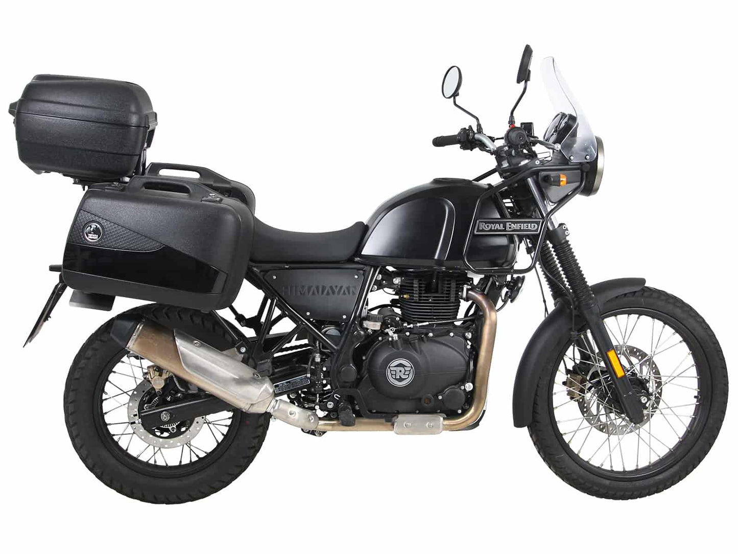 Hepco & Becker Alurack top case carrier black for combination with original rear rack for Royal Enfield Himalayan (2018-2020)